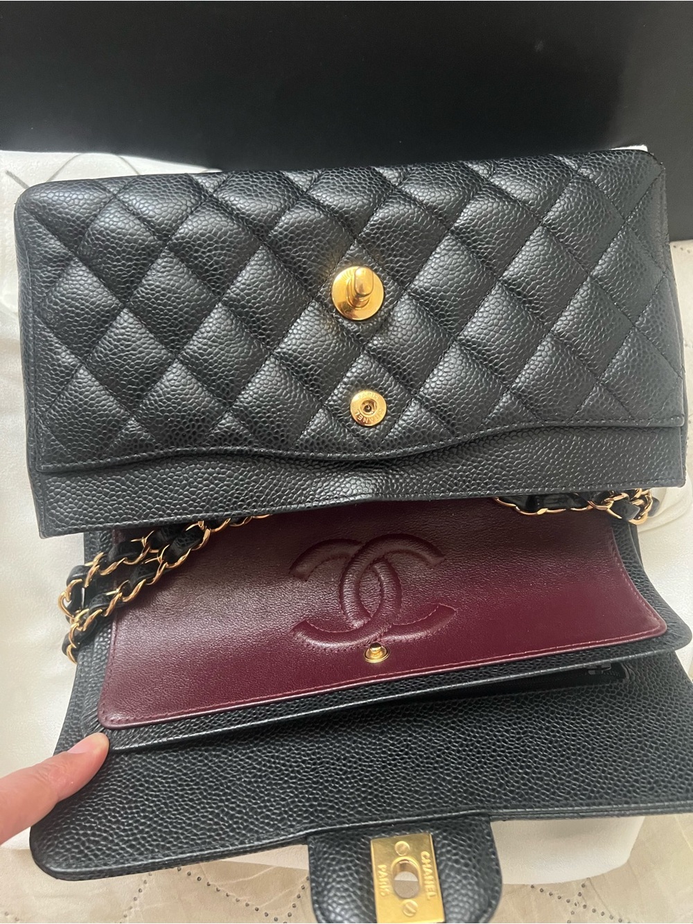 Chanel Classic Double Flap Caviar GHW - Picture 6 of 9